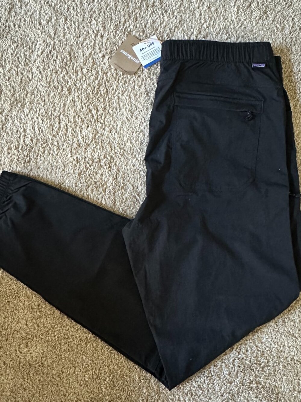 NWT Patagonia Men's Quandary Joggers - Black - Size XL